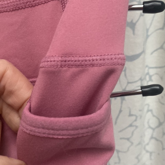 NEW Small GymShark leggings pants tags attached mauve pink color side pockets - Picture 4 of 6